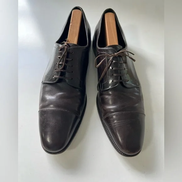 Salvatore Ferragamo Classic Brown Men's Shoes